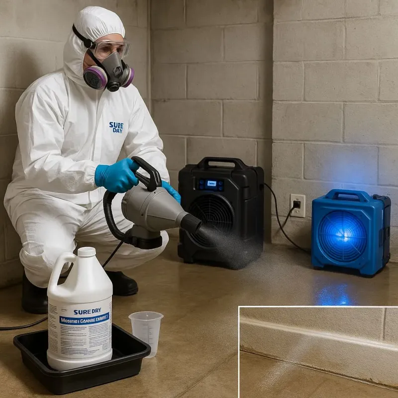 Sanitization and Odor Removal process in Phelps, NY
